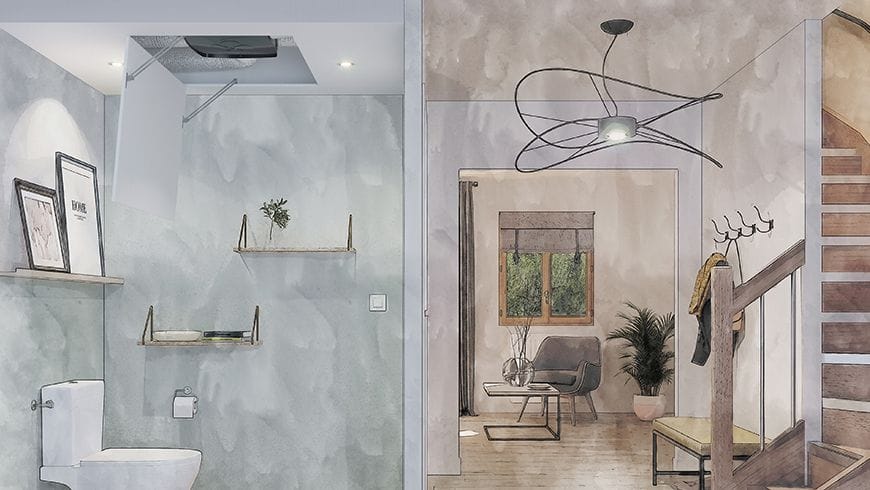 Un grenier aménagé