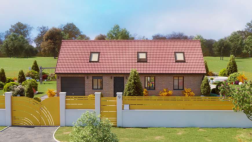 Un jardin à la campagne