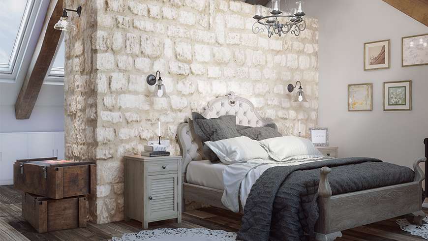 Une chambre parentale campagne chic