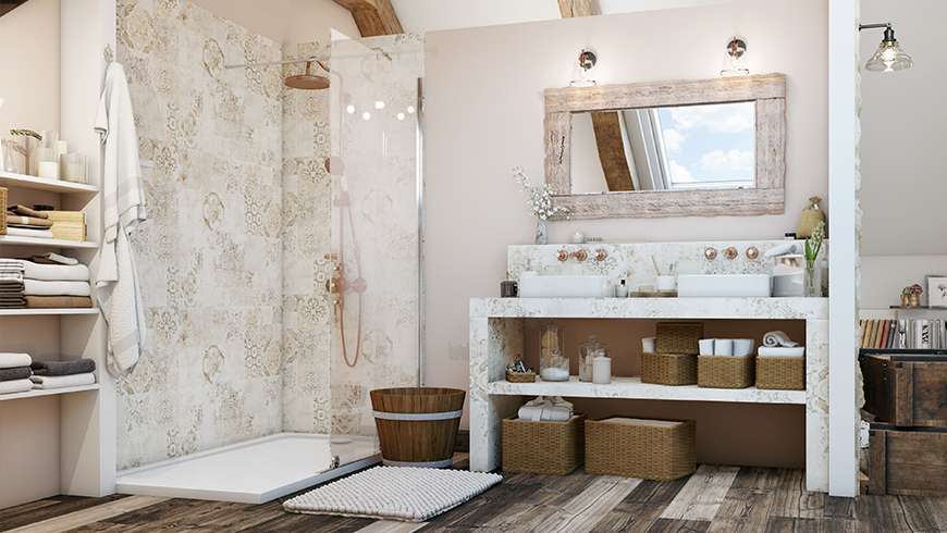 Une chambre parentale campagne chic