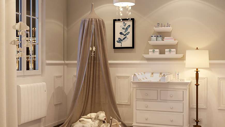 Une chambre de bébé