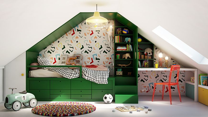 Une chambre de garçon