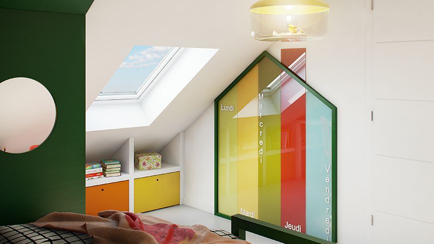 Une chambre de garçon