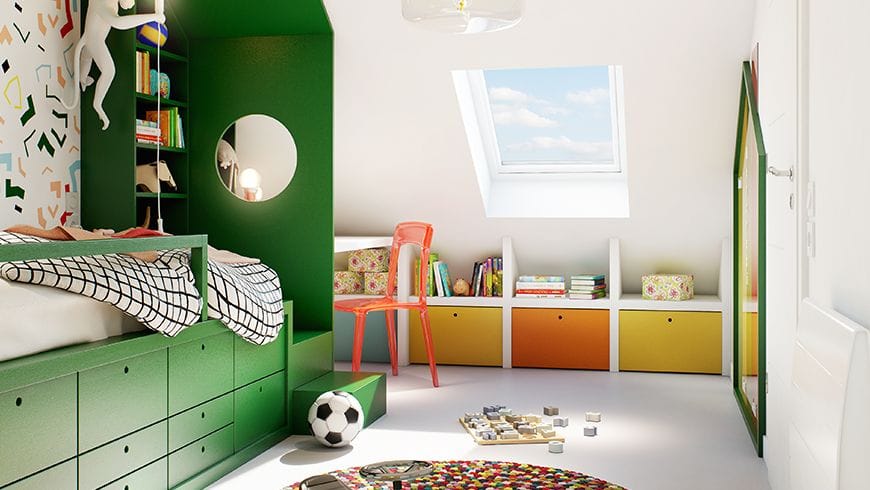 Une chambre de garçon