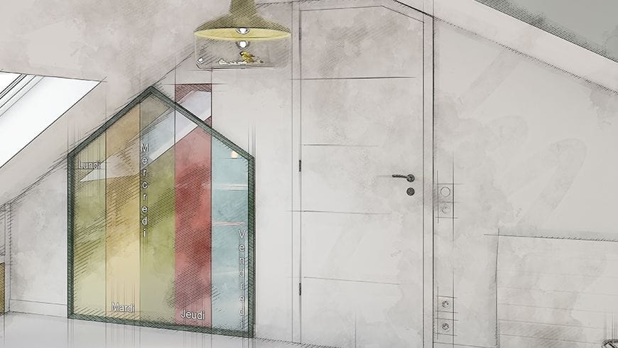 Une chambre de garçon