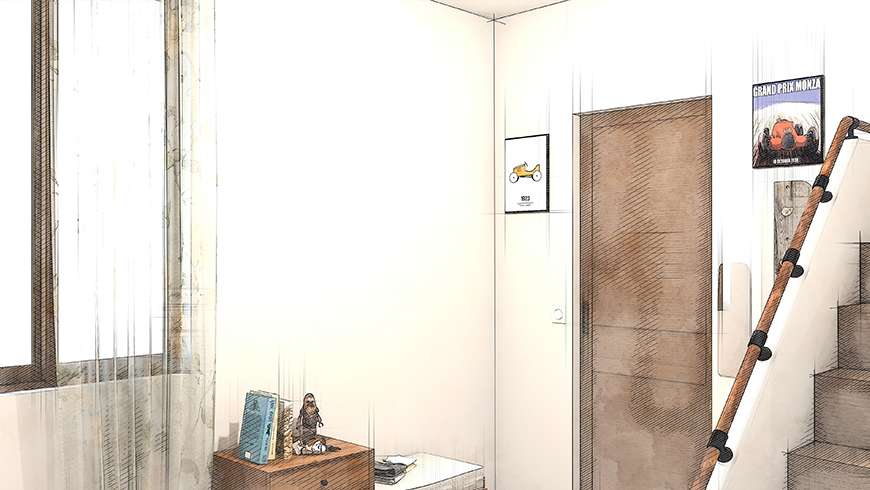 Une chambre enfant vintage