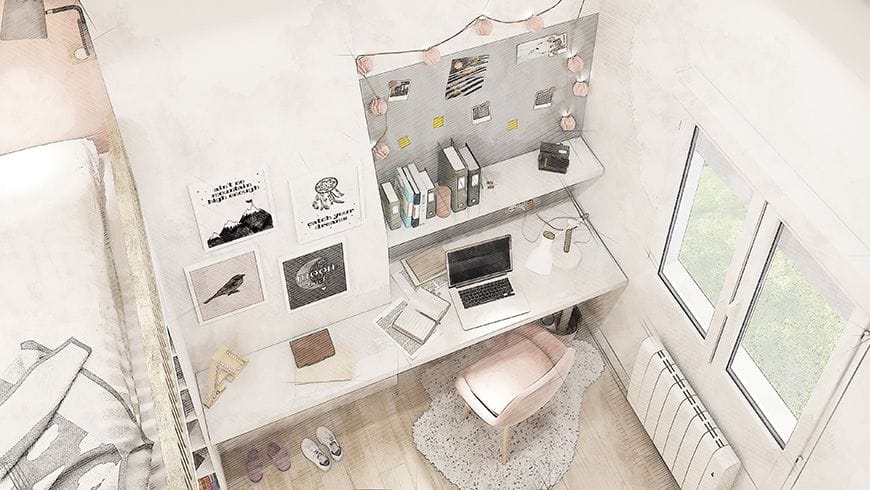 Une chambre pour fille