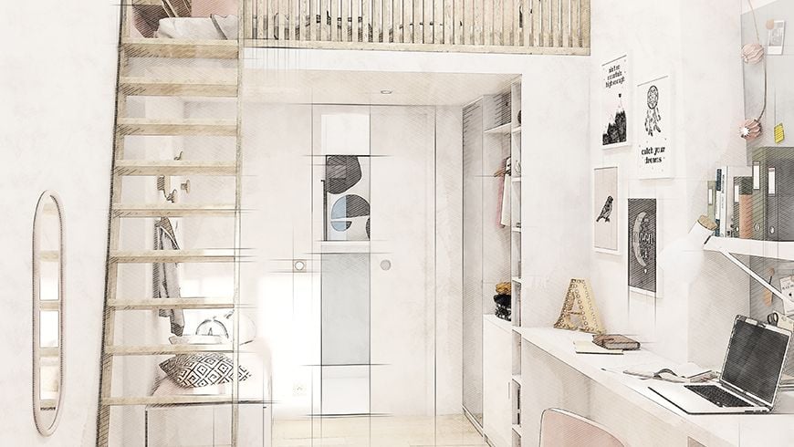 Une chambre pour fille