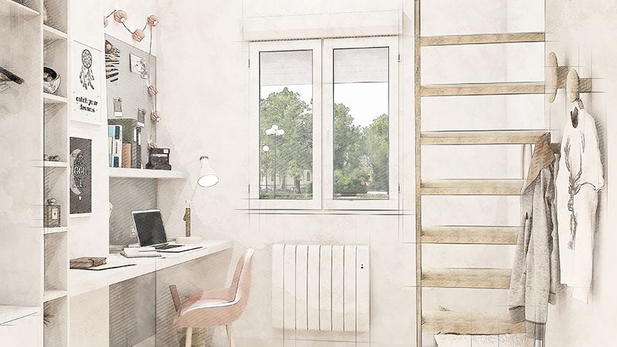 Une chambre pour fille