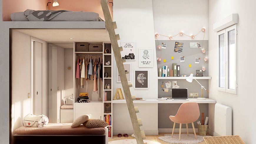 Une chambre pour fille