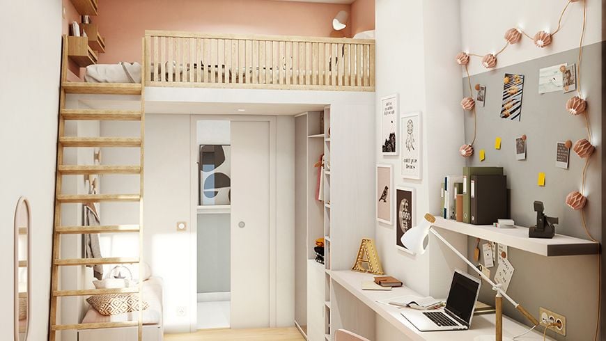 Une chambre pour fille