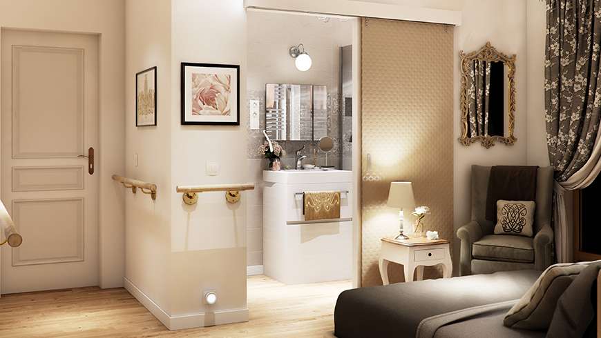 Une chambre senior