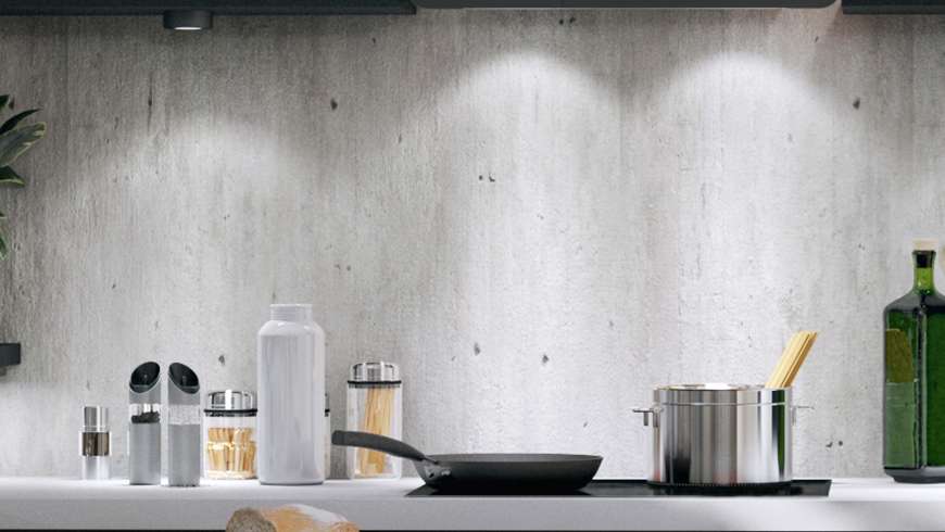 Une cuisine atypique sous les toits