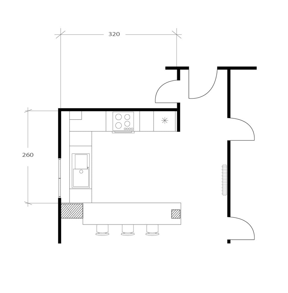 Cuisine atypique sous les toits, plan après