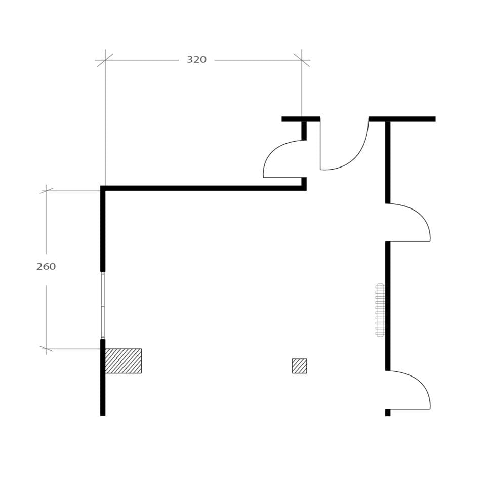 Cuisine atypique sous les toits, plan avant