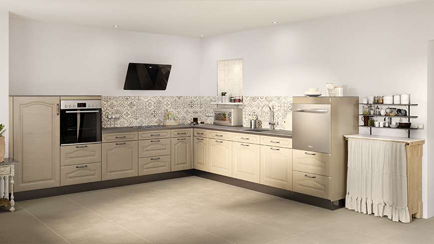 Une cuisine campagne chic