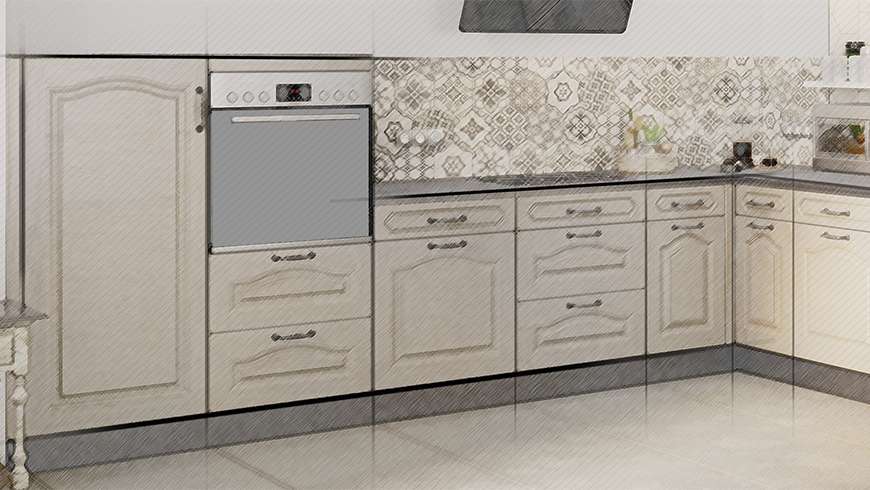 Une cuisine campagne chic