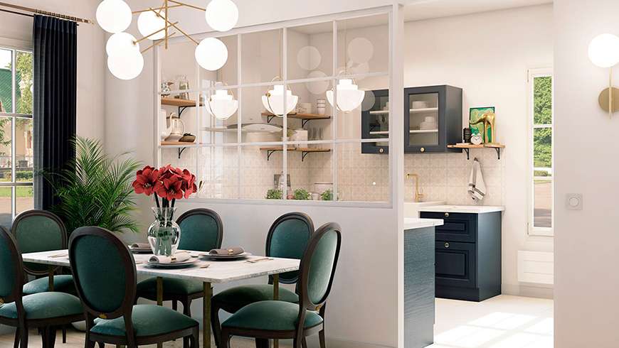 Une cuisine classique chic