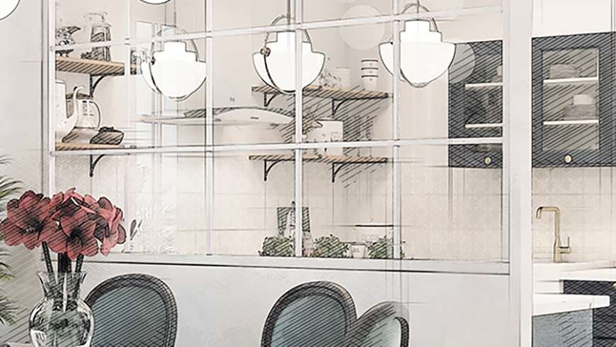 Une cuisine classique chic