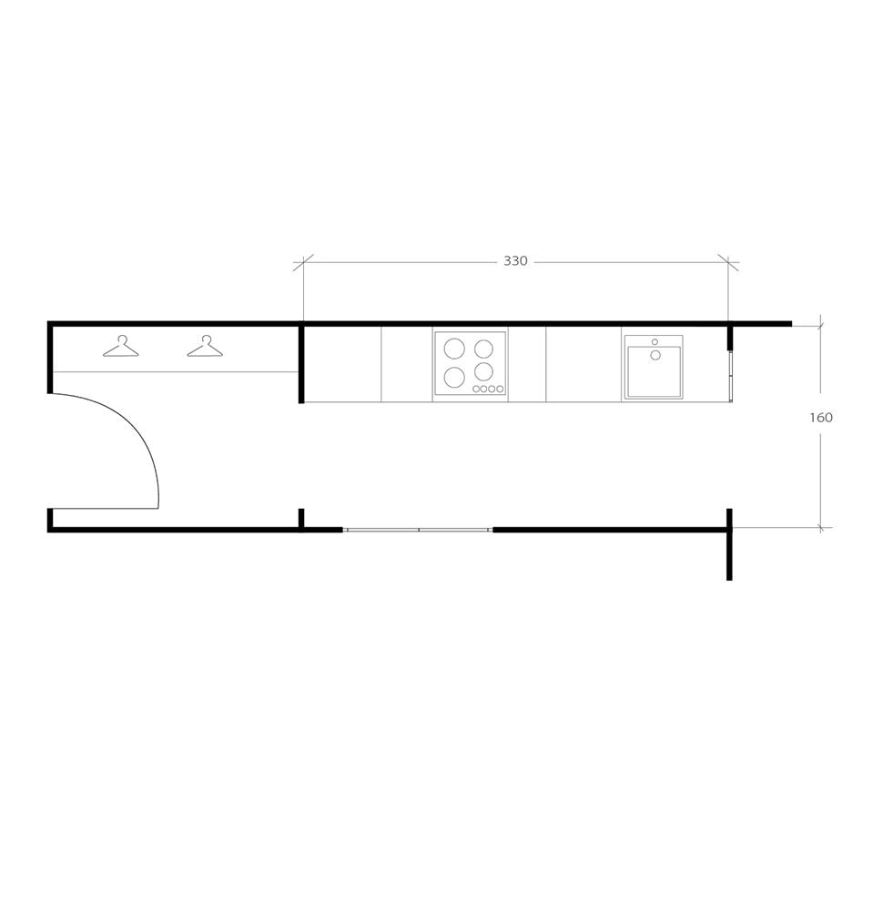 Cuisine en I, plan après