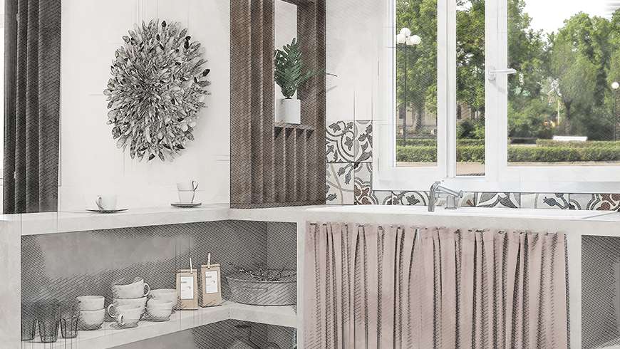 Une cuisine ethnique 