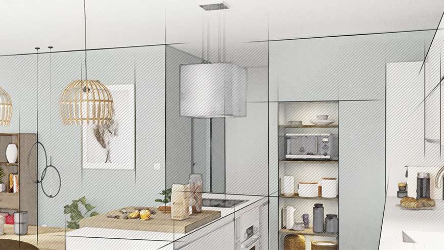 Une cuisine familiale de 15m²