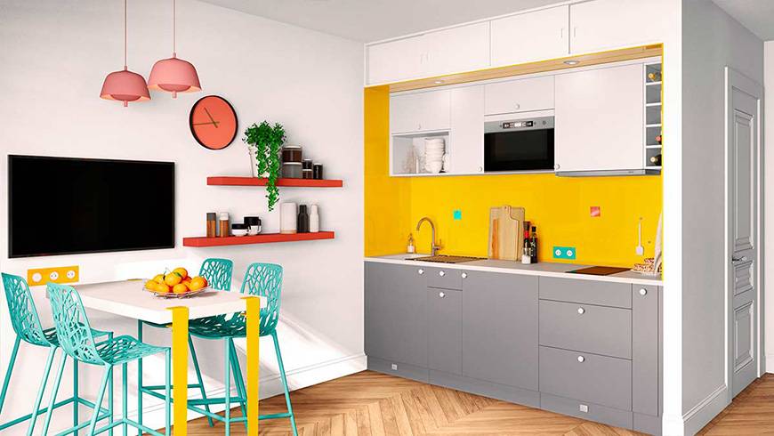 Cuisine intégrée pop, après