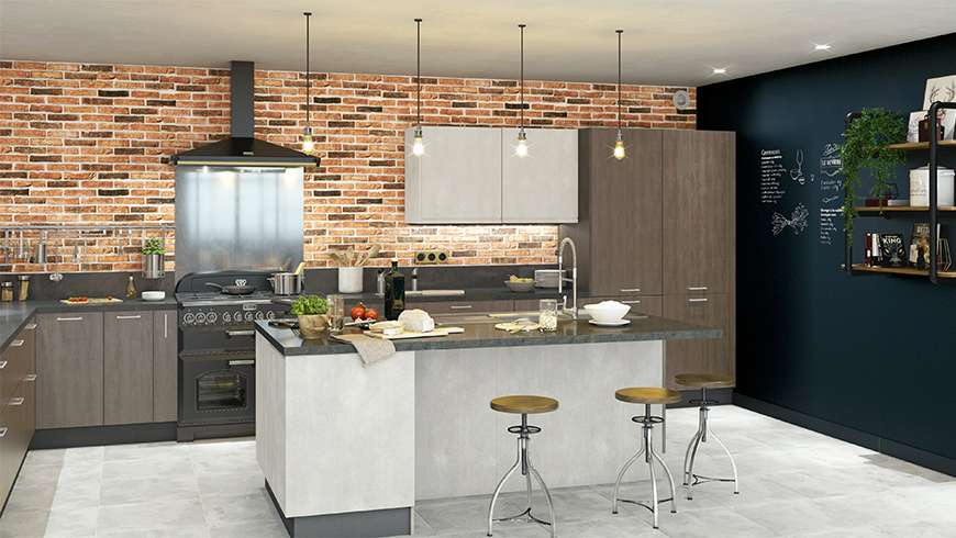 Une cuisine loft