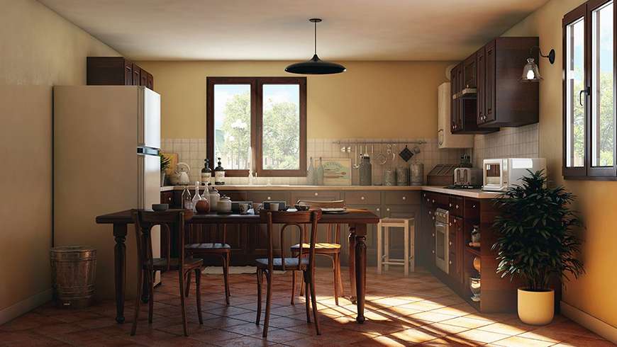 Cuisine vintage, avant