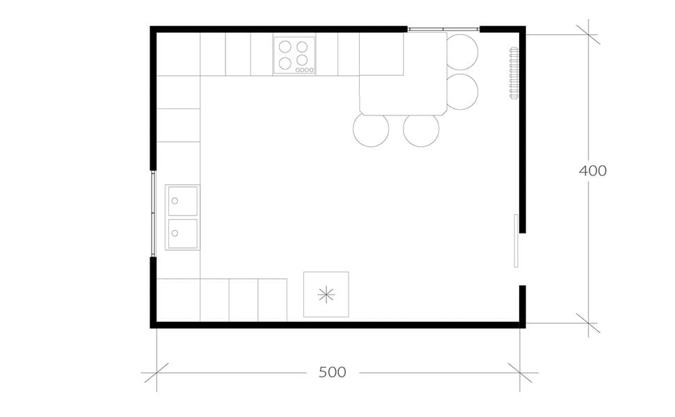 Cuisine vintage, plan
