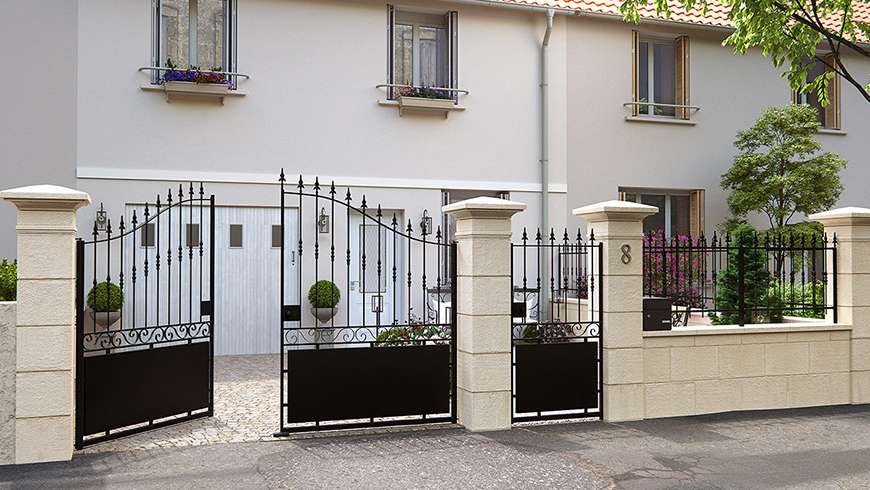 Une entrée carrossable sécurisée