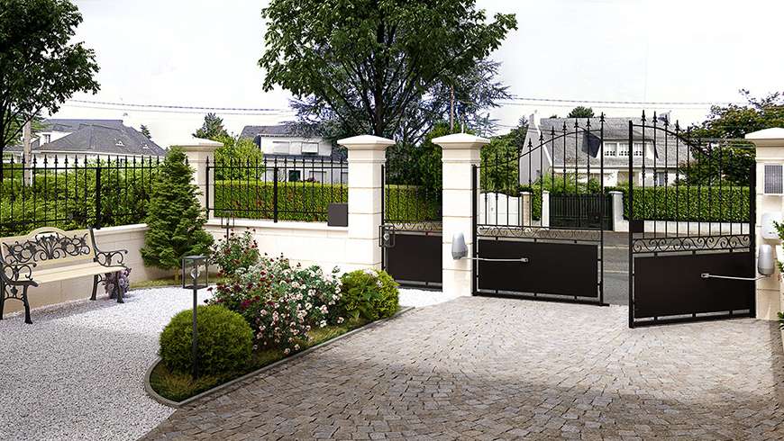 Une entrée carrossable sécurisée