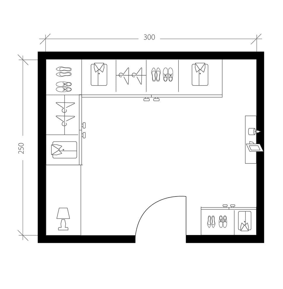 Petite chambre, plan avant