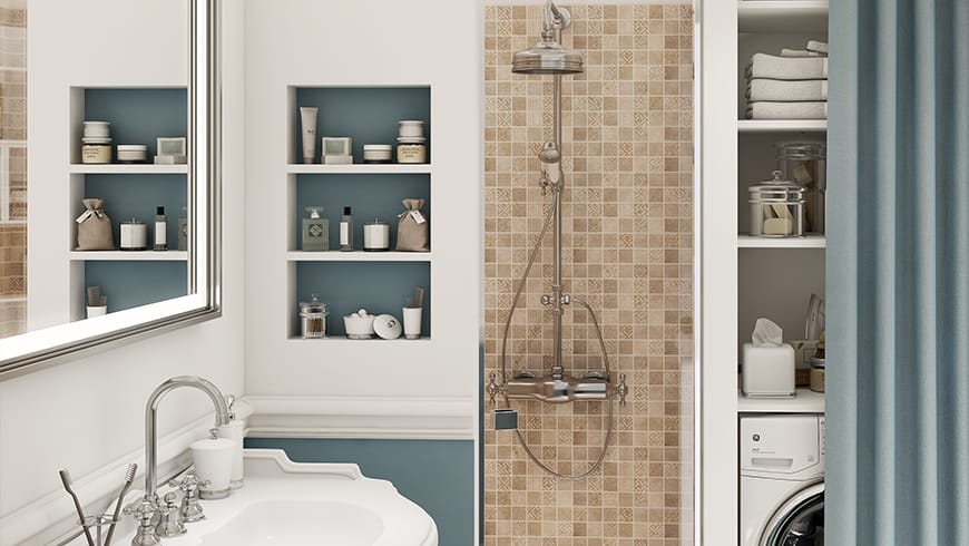 Une salle de bain italienne