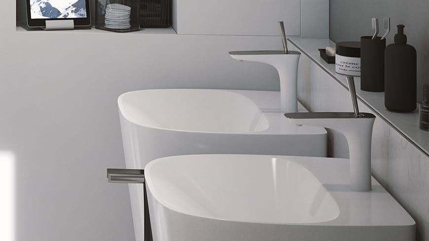 Une salle de bain moderne