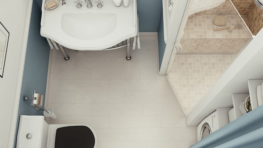 Une salle de bain italienne