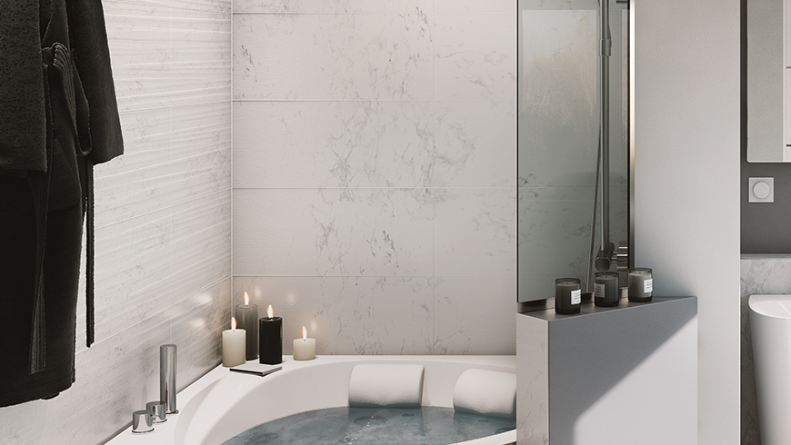 Une salle de bain moderne