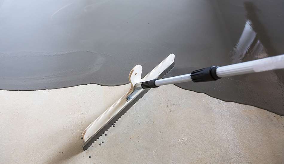 Application du béton ciré