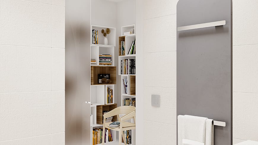 Une petite salle de bain