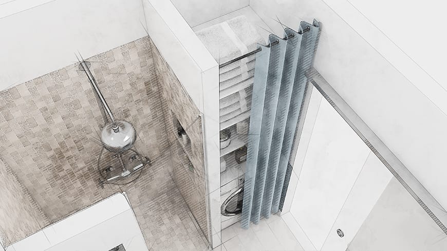 Une salle de bain italienne