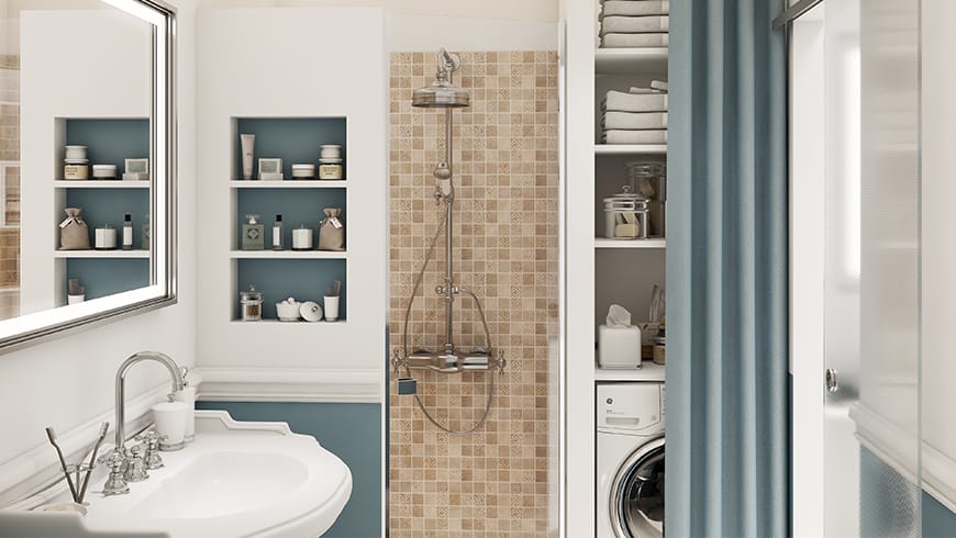 Une salle de bain italienne