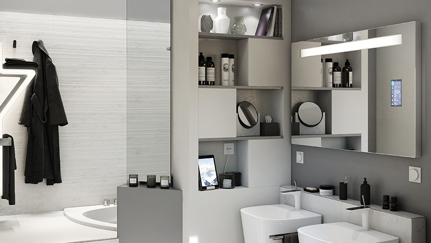 Une salle de bain moderne