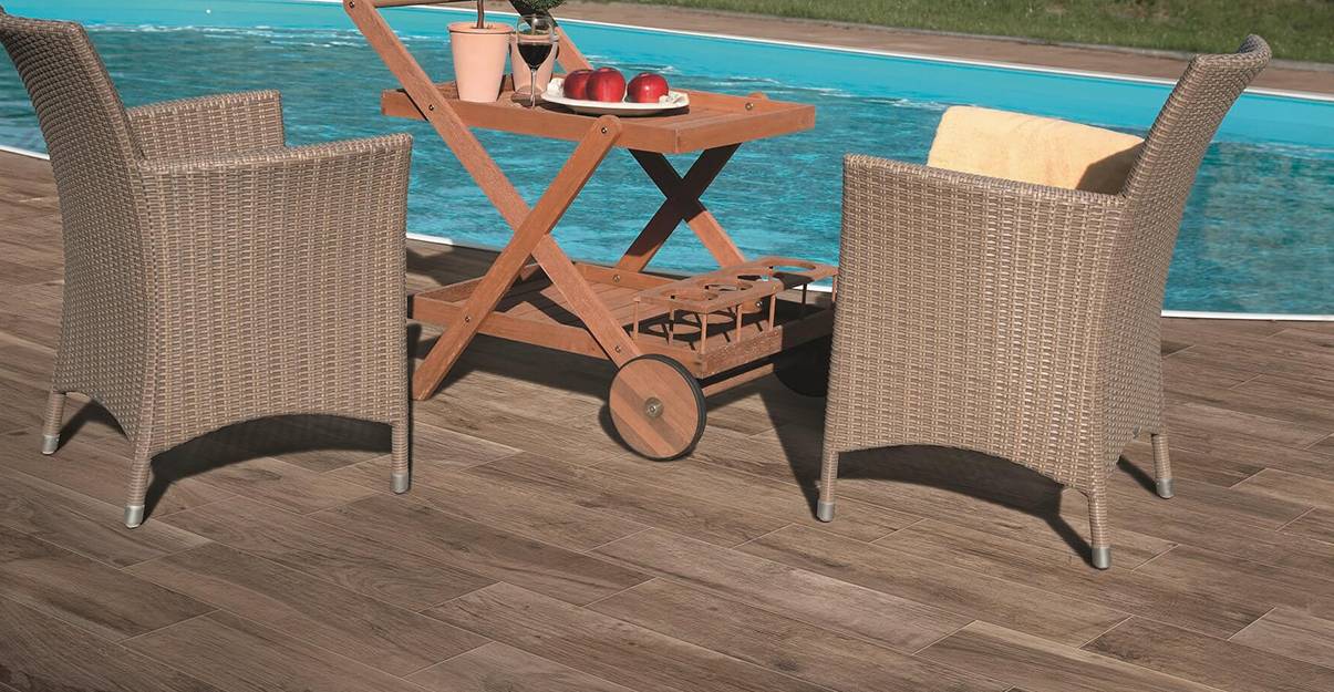 carrelage de terrasse imitation bois