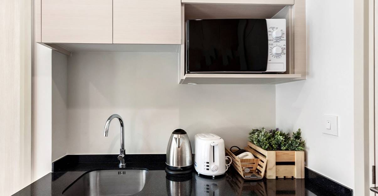 Kitchenette : exploiter l'espace en hauteur