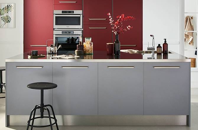 îlot de cuisine en délimitation