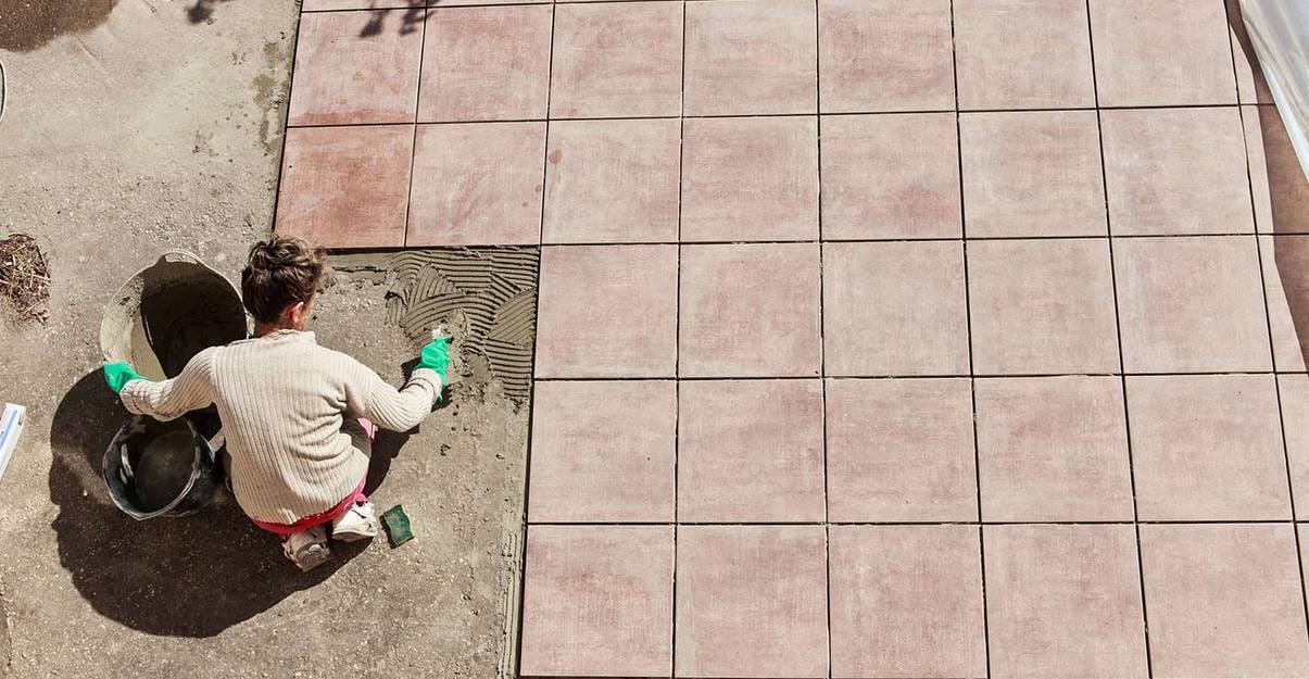 carrelage de terrasse : la pose