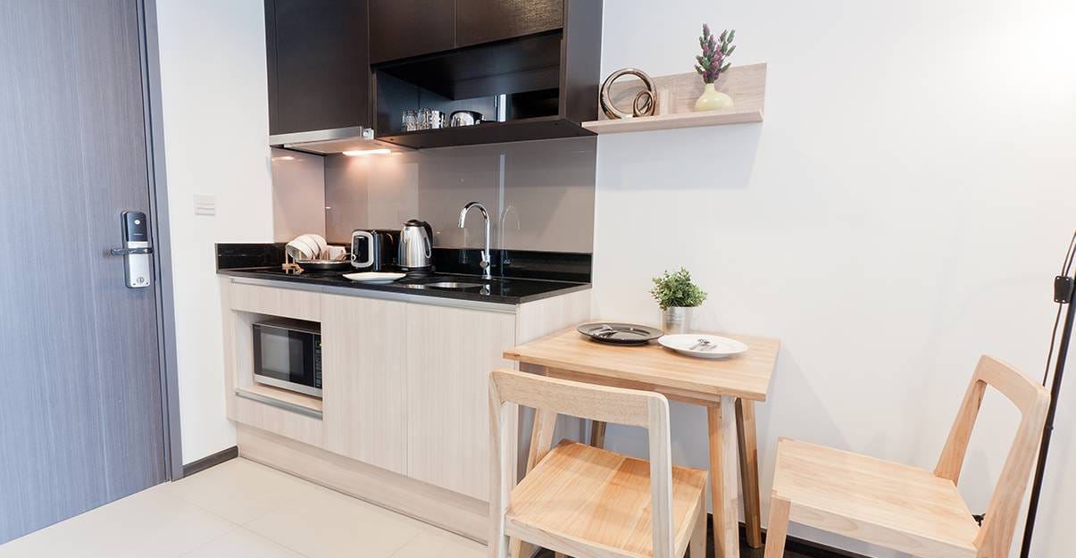 Kitchenette et carrelage, la bonne association