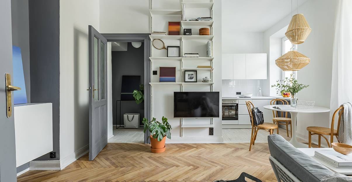 Aménager un petit appartement : délimiter les pièces à l’aide de différents revêtements