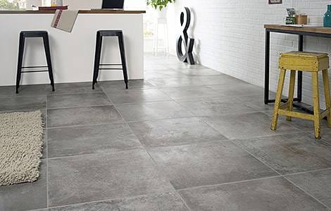 Revêtement de sol de cuisine : le grès cérame