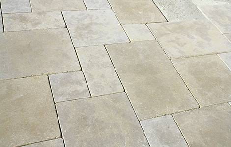 Dallage terrasse extérieure : La pose en opus romain